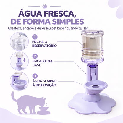 Bebedouro para Gatos que Reabastece Sozinho